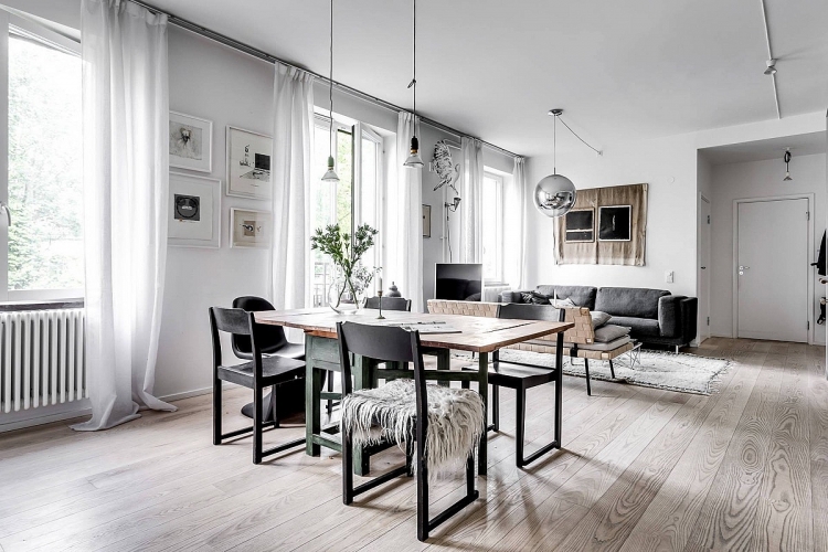 Mê mẩn với phòng khách mang phong cách Scandinavian me man 10 phong khach mang phong cach scandinavian