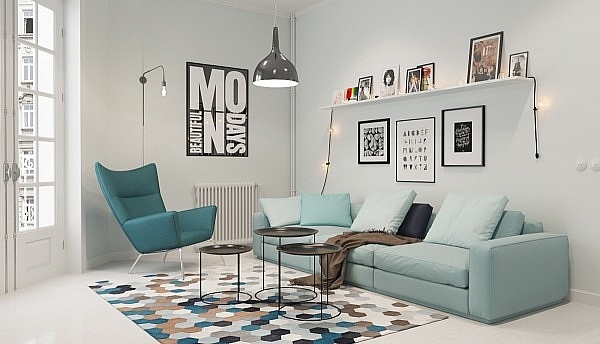 Mê mẩn với phòng khách mang phong cách Scandinavian me man 10 phong khach mang phong cach scandinavian