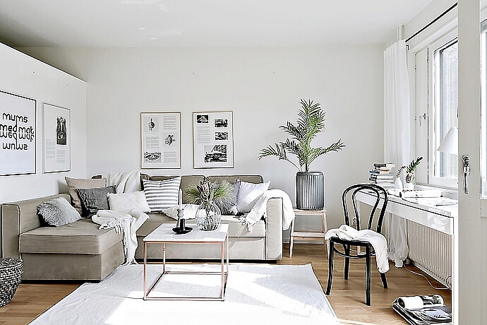 Mê mẩn với phòng khách mang phong cách Scandinavian me man 10 phong khach mang phong cach scandinavian
