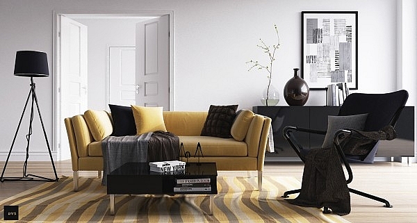 Mê mẩn với phòng khách mang phong cách Scandinavian me man 10 phong khach mang phong cach scandinavian
