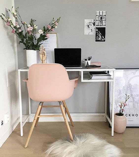 Góc làm việc xinh xắn dành cho căn hộ nhỏ goc lam viec xinh xan danh cho can ho nho
