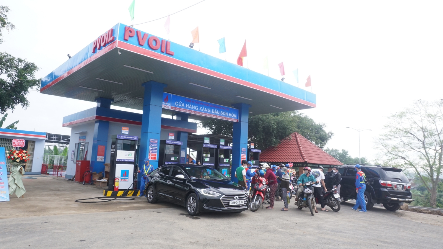 PVOIL Phú Yên khai trương cửa hàng xăng dầu Sơn Hòa