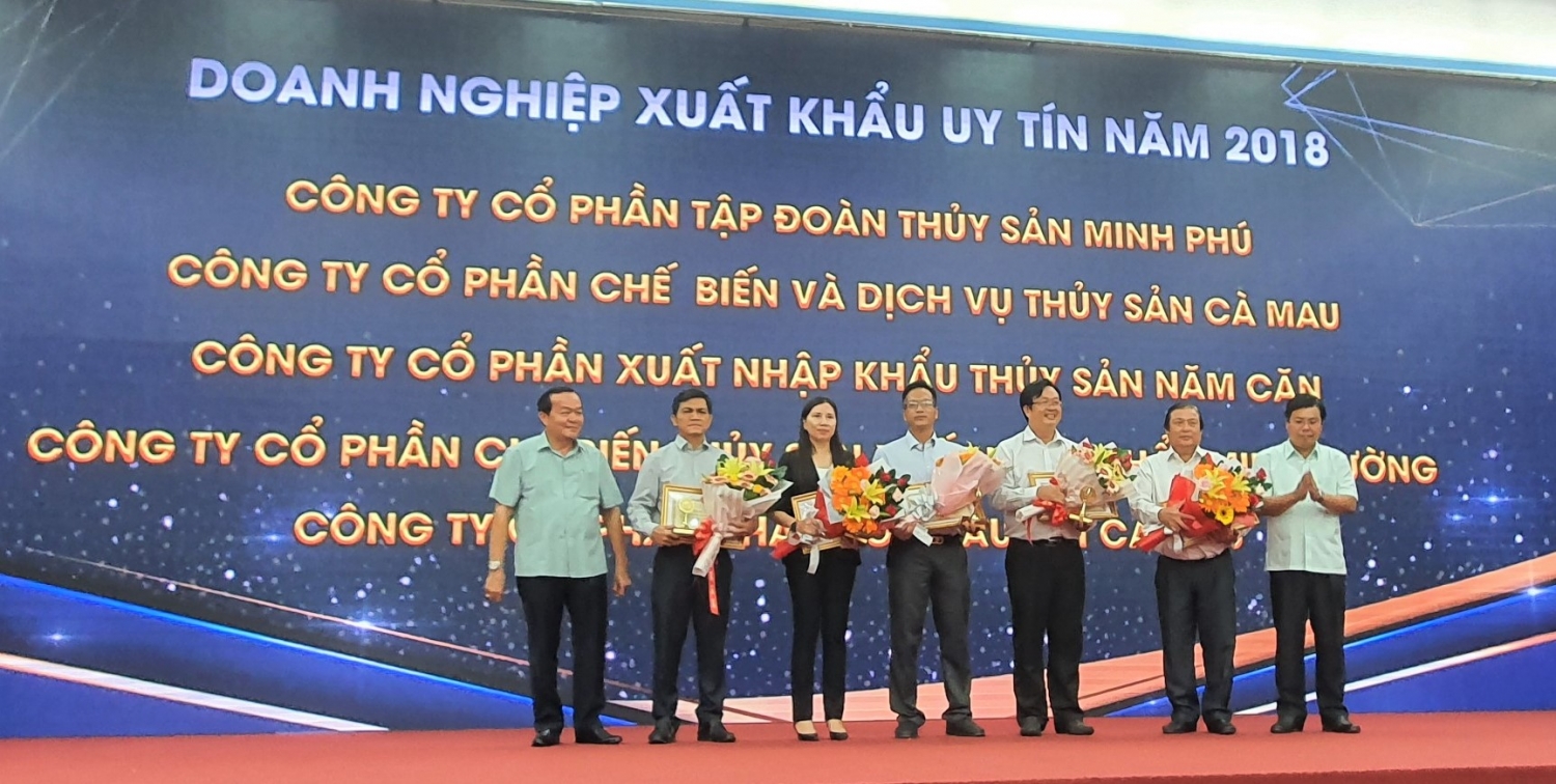dam ca mau dat danh hieu doanh nghiep xuat khau uy tin