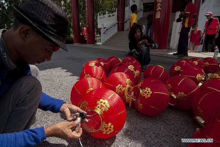 Các nước châu Á náo nức đón Tết âm lịch 2019 cac nuoc chau a ron rang don tet am lich 2019