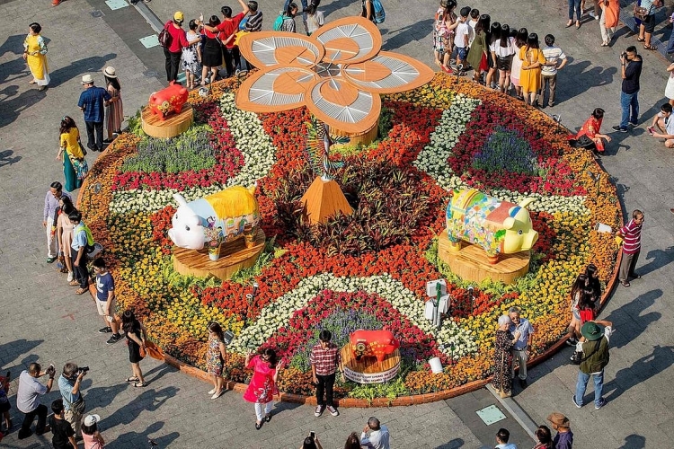 Các nước châu Á náo nức đón Tết âm lịch 2019 cac nuoc chau a ron rang don tet am lich 2019