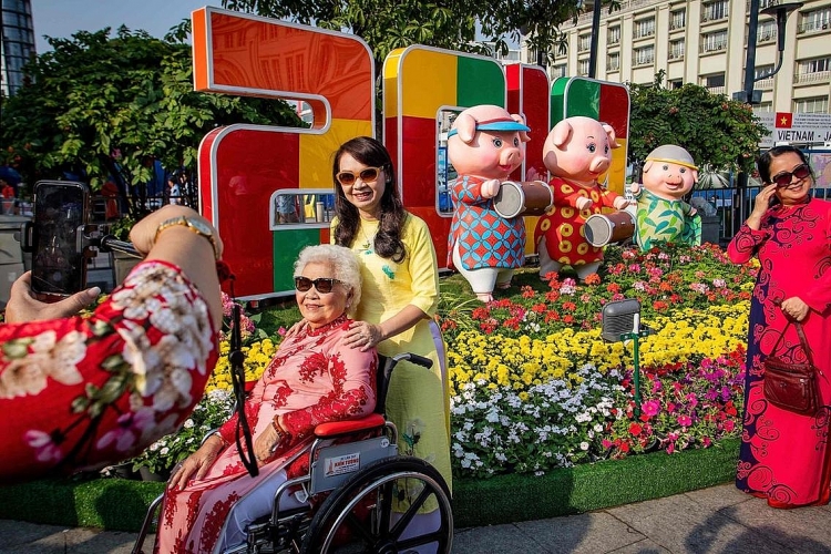 Các nước châu Á náo nức đón Tết âm lịch 2019 cac nuoc chau a ron rang don tet am lich 2019