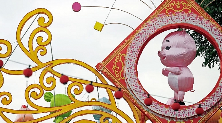 Các nước châu Á náo nức đón Tết âm lịch 2019 cac nuoc chau a ron rang don tet am lich 2019
