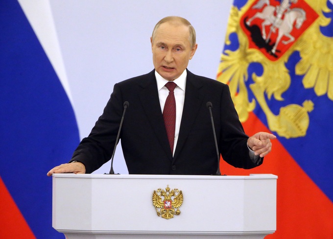 Tổng thống Putin lên tiếng sau lệnh sáp nhập 4 vùng ly khai Ukraine