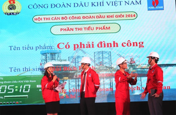 Hội thi cán bộ Công đoàn Dầu khí giỏi lần I năm 2014