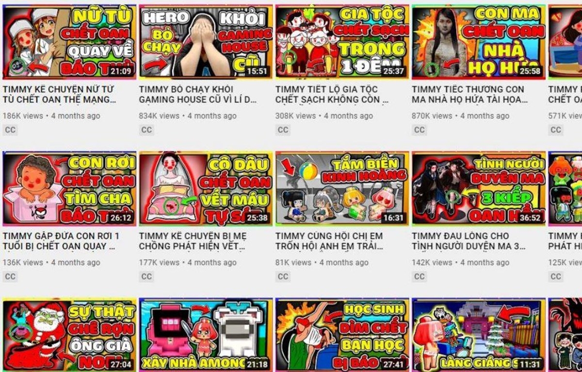 Cục Trẻ em đề nghị xử lý kênh Youtube TIMMY TV Cục Trẻ em đề nghị xử lý kênh Youtube TIMMY TV