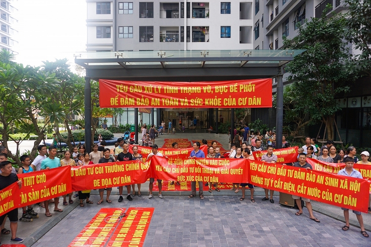 chu dau tu goldmark city len tieng ve viec cat dien nuoc cua cu dan