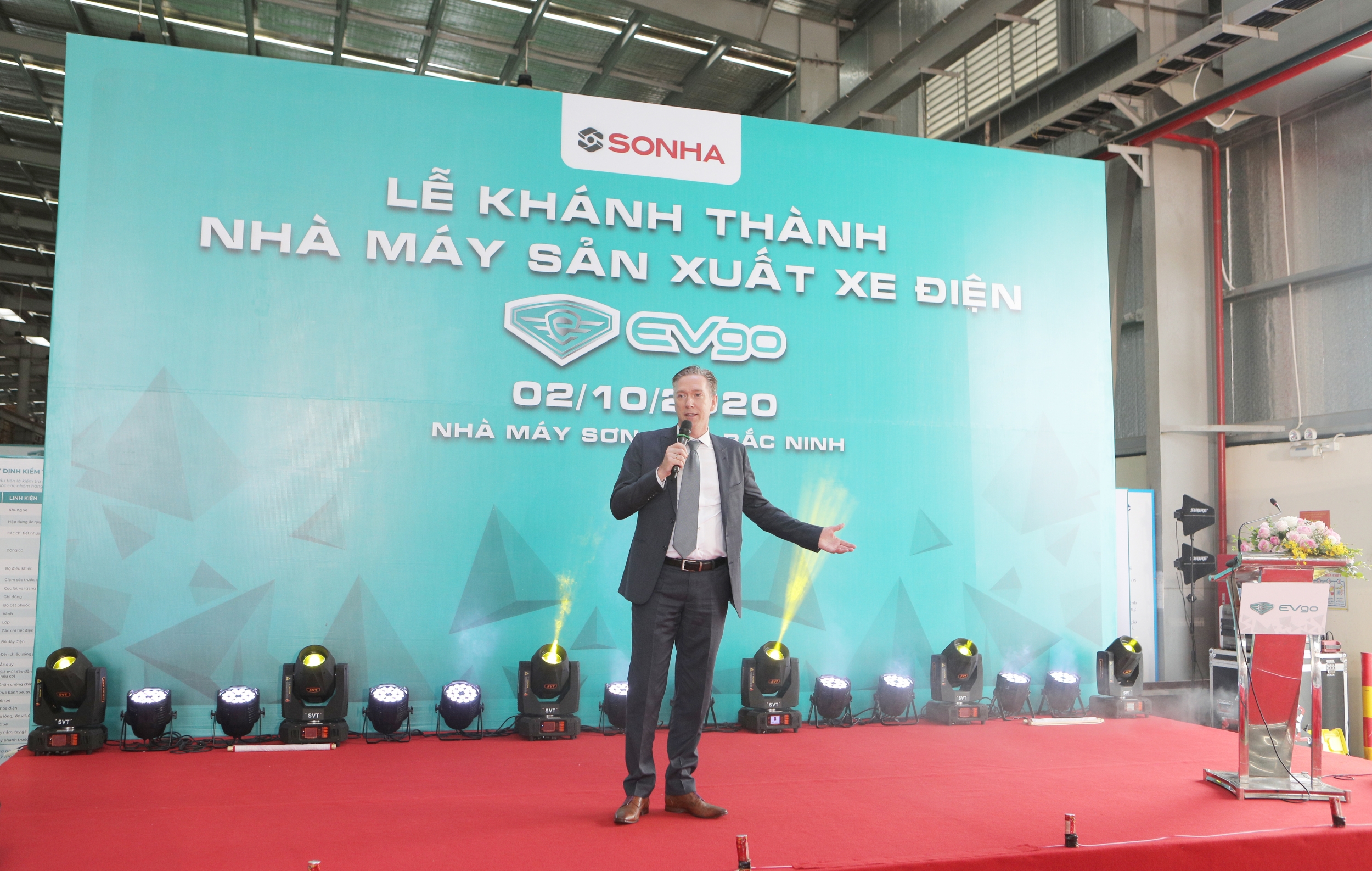 Tập đoàn Sơn Hà khánh thành nhà máy sản xuất xe điện EVgo tại Bắc Ninh tap-doan-son-ha-khanh-thanh-nha-may-san-xuat-xe-dien-evgo-tai-bac-ninh