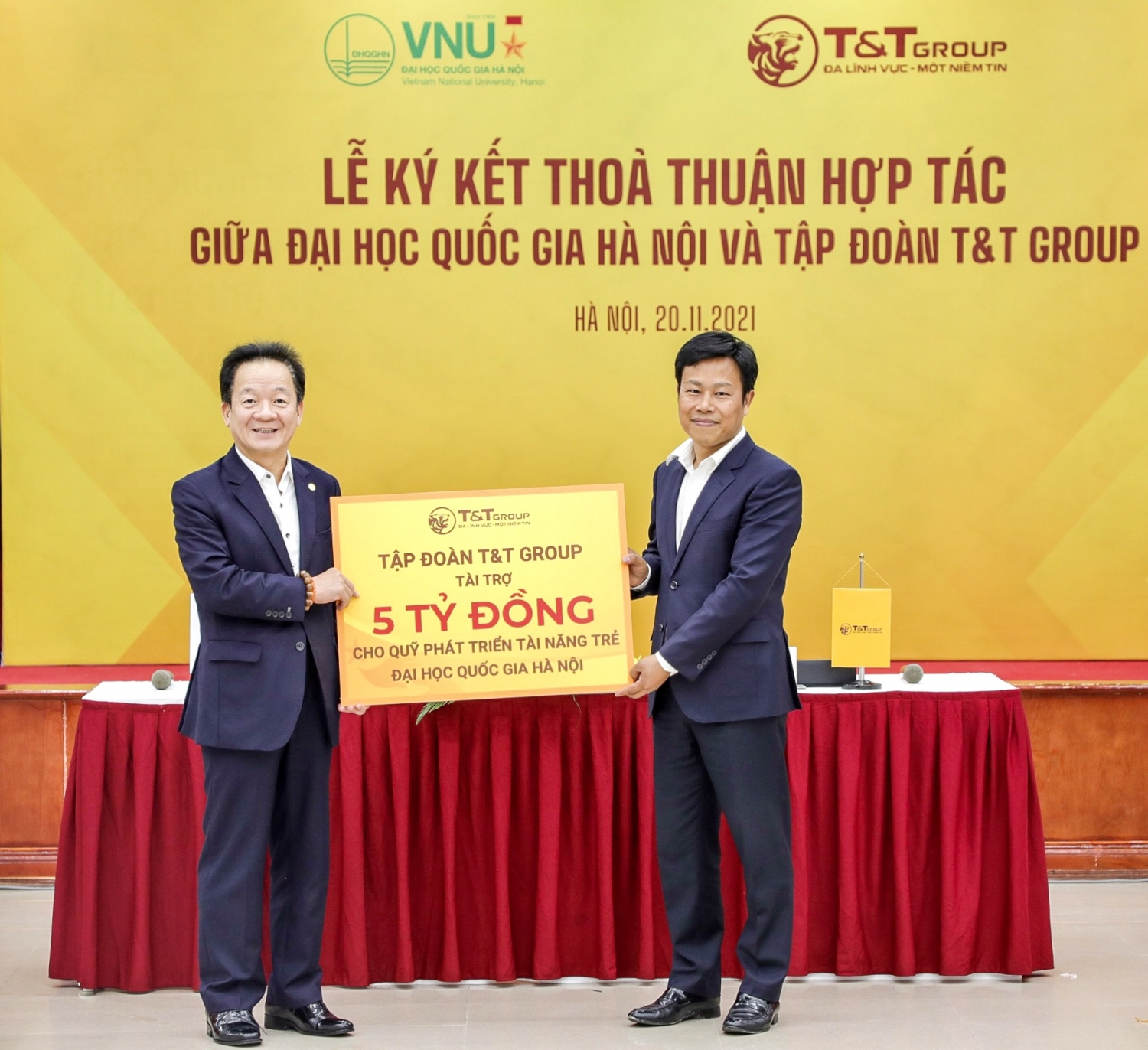 T&T Group hợp tác chiến lược với Đại học Quốc gia Hà Nội