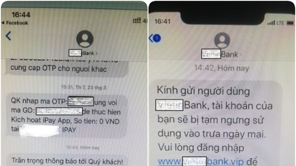 bo cong an canh bao thu doan lua dao bang tin nhan gia mao thuong hieu