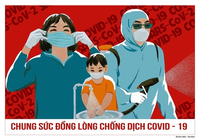 Phát hành tranh cổ động phòng, chống dịch Covid-19