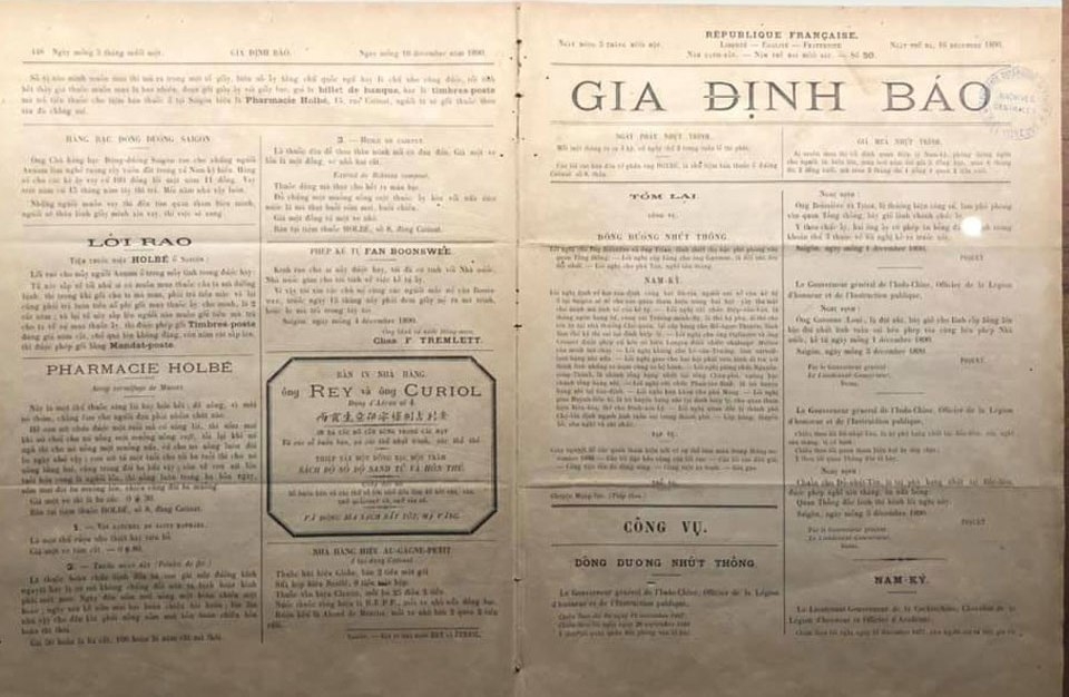 Khám phá bản gốc những tờ báo đầu tiên của Việt Nam kham pha ban goc nhung to bao dau tien cua bao chi viet nam