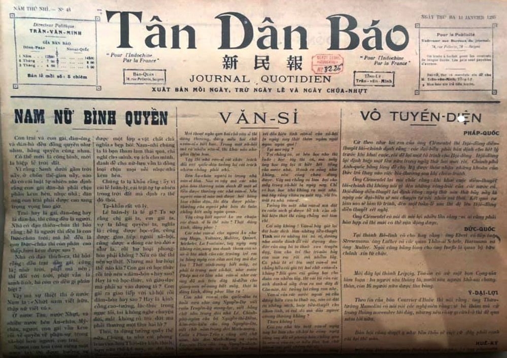 Khám phá bản gốc những tờ báo đầu tiên của Việt Nam kham pha ban goc nhung to bao dau tien cua bao chi viet nam
