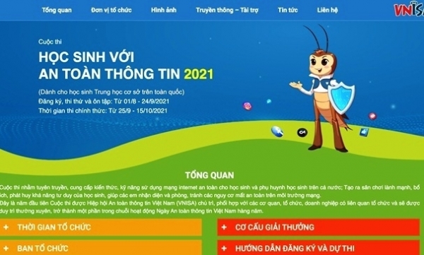 Việt Nam lần đầu tổ chức cuộc thi "Học sinh với An toàn thông tin" - Vimarsana News