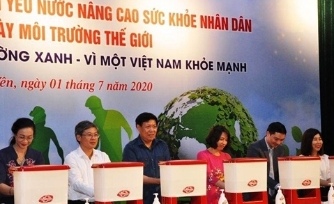 Vệ sinh sạch - Môi trường xanh - Vì một Việt Nam khỏe mạnh
