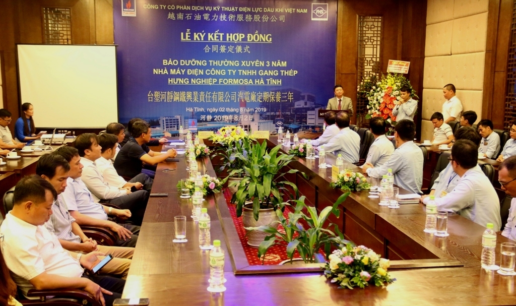 PVPS và FHS ký hợp đồng “Bảo dưỡng thường xuyên 3 năm Nhà máy điện Formosa Hà Tĩnh” pvps va fhs ky hop dong bao duong thuong xuyen 3 nam nha may dien formosa ha tinh