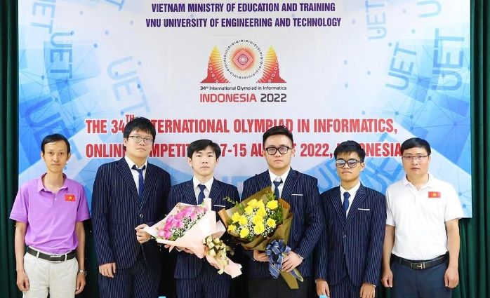 Việt Nam giành Huy chương Vàng Olympic Tin học quốc tế 2022