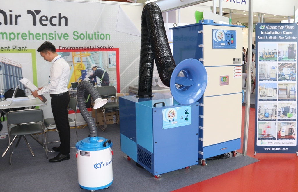 Trưng bày các giải pháp xử lý ô nhiễm không khí và nguồn nước tại ENVIROTEX 2019 trung bay cac giai phap xu ly o nhiem khong khi va nguon nuoc tai envirotex 2019