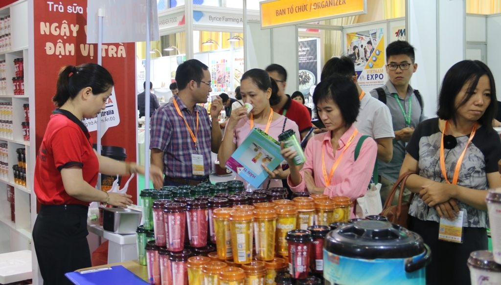 Gần 250 doanh nghiệp tham gia triển lãm chuyên ngành thực phẩm và đồ uống gan 250 doanh nghiep tham gia trien lam chuyen nganh thuc pham va do uong