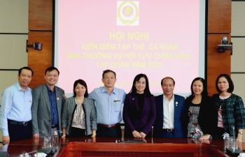 Hội nghị kiểm điểm tập thể, cá nhân Ban Thường vụ Hội CCB Tập đoàn năm 2020