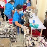 Người lao động Vietsovpetro tích cực tham gia hiến máu nhân đạo