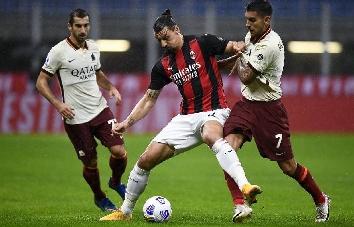 Link xem trực tiếp AC Milan vs AS Roma (Serie A), 0h30 ngày 7/1/2022