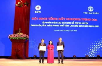 EVN đã thực hiện gần 1.000 tỷ hỗ trợ 3 huyện nghèo của Lai Châu