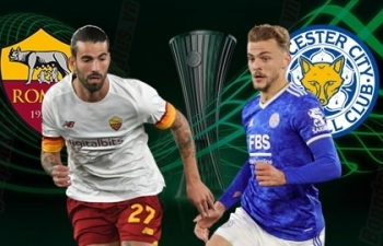 Link xem trực tiếp AS Roma vs Leicester (Bán kết Cup C3 Châu Âu), 2h ngày 6/5