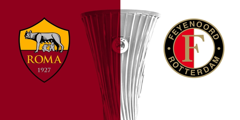 Link xem trực tiếp AS Roma vs Feyenoord (Chung kết Cup C3 Châu Âu), 2h ngày 26/5