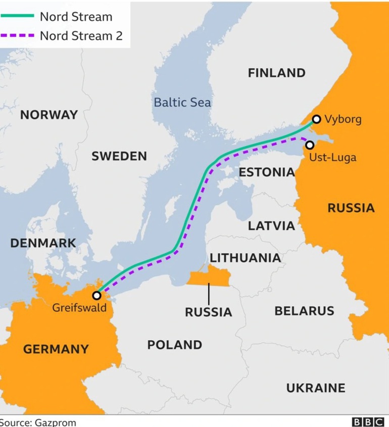 Ukraine kêu gọi Đức ngừng đường ống khí đốt Dòng chảy Phương Bắc 1 - 2