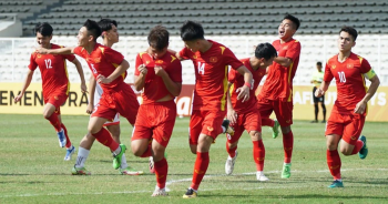 10 người U19 Việt Nam thắng đậm U19 Brunei