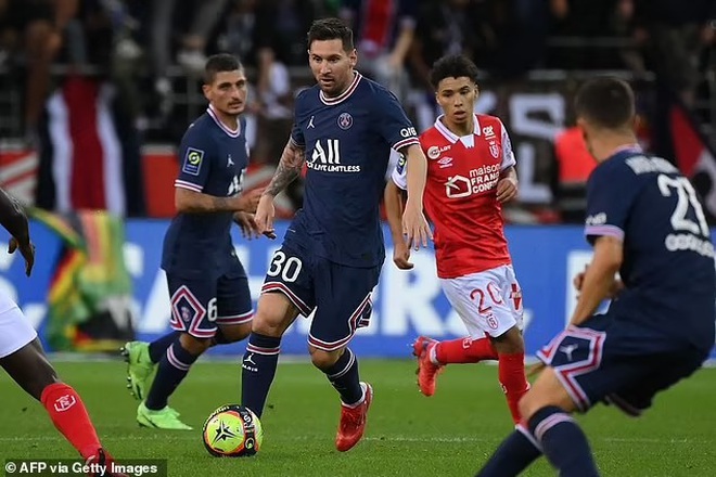 Messi ra sân lần đầu, Mbappe tỏa sáng giúp PSG thắng dễ Reims - 7