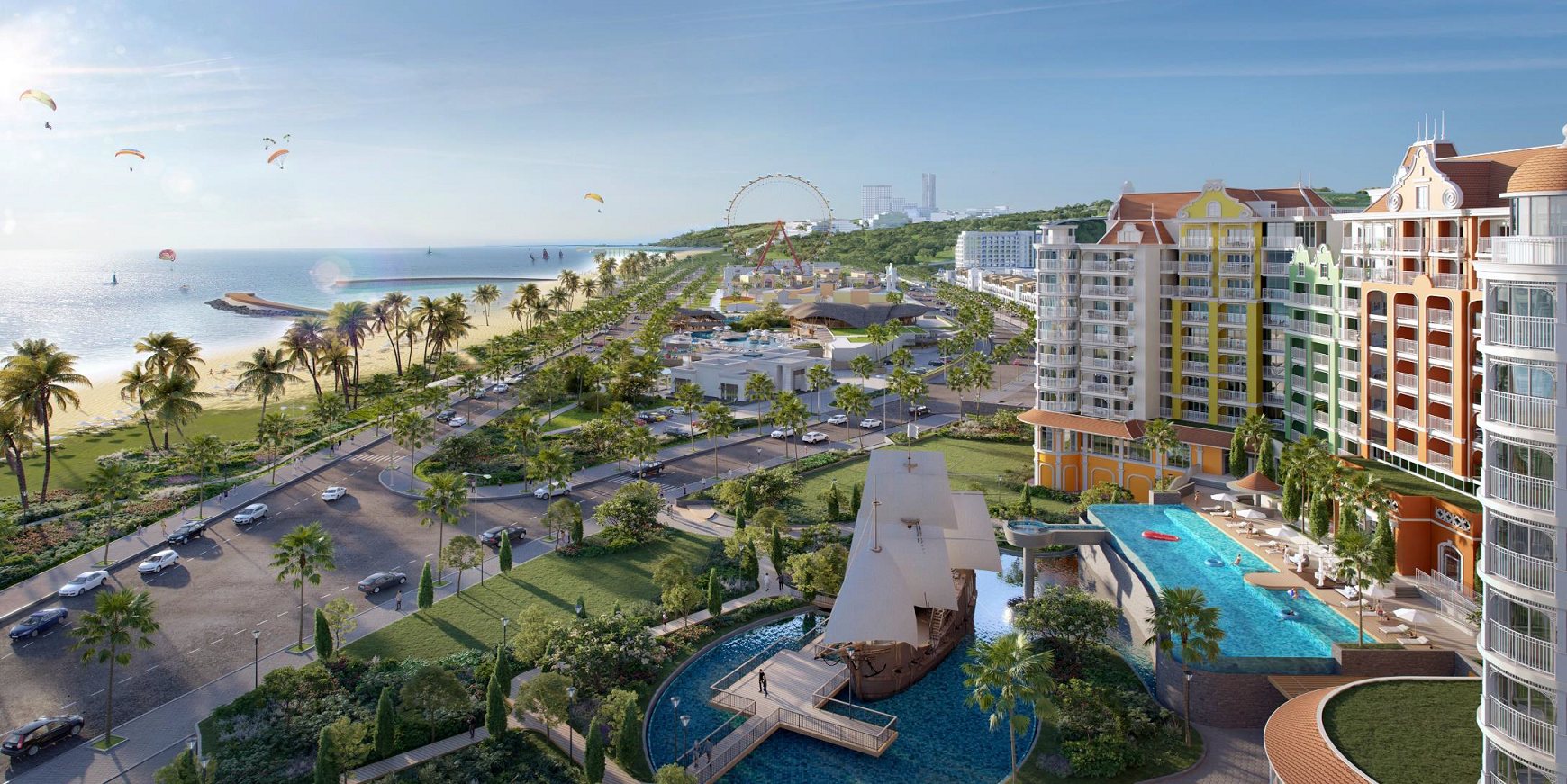 Khách sạn Movenpick được khởi công từ tháng 11/2020, dự kiến hoàn thành vào cuối năm 2021. Khách sạn Movenpick được khởi công từ tháng 11/2020, dự kiến hoàn thành vào cuối năm 2021.