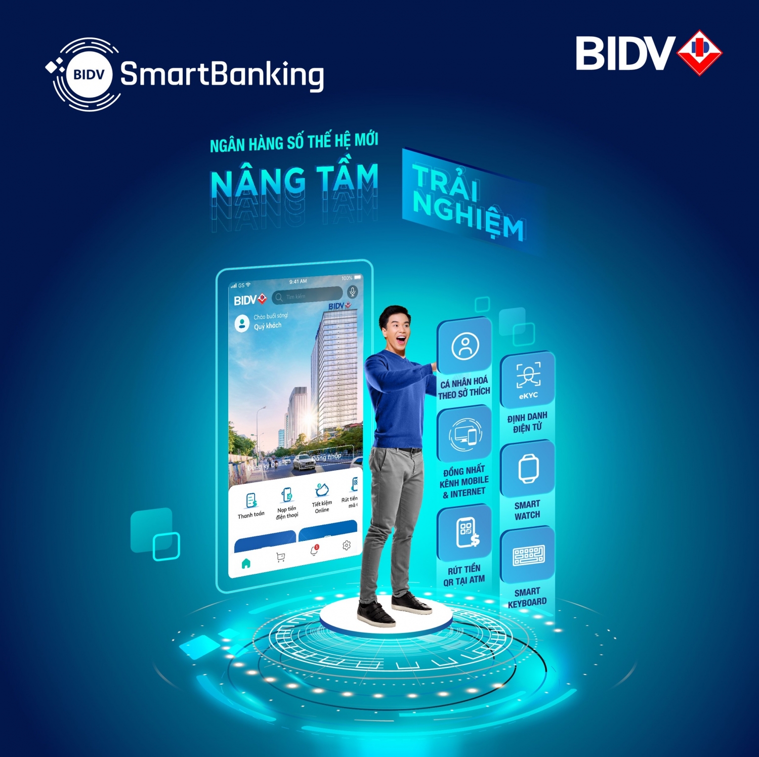 BIDV ra mắt SmartBanking thế hệ mới, khẳng định vị thế ngân hàng số dẫn đầu