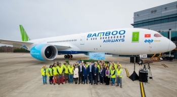 may bay boeing 787 9 dreamliner dau tien ve voi doi bay cua bamboo airways