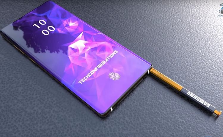 Samsung Galaxy Note10 sẽ không còn phím vật lý? samsung galaxy note10 se khong con phim vat ly