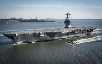 Siêu tàu sân bay USS Gerald Ford lại bị đội giá