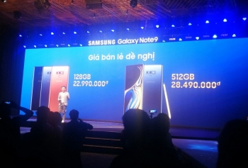 galaxy note9 chinh hang len ke gia ban thap hon du kien