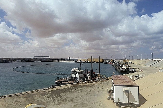 Cảng dầu Es Sider của Libya.