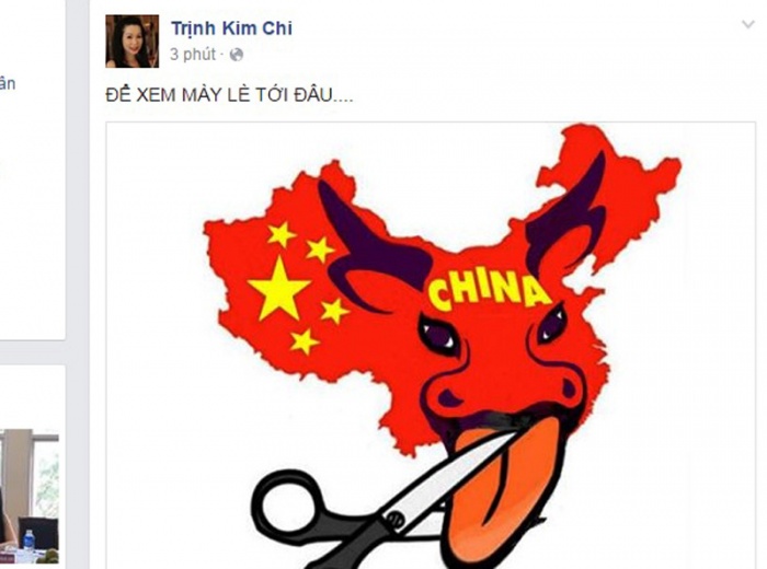 Hàng loạt sao Việt phản đối "đường lưỡi bò" của Trung Quốc