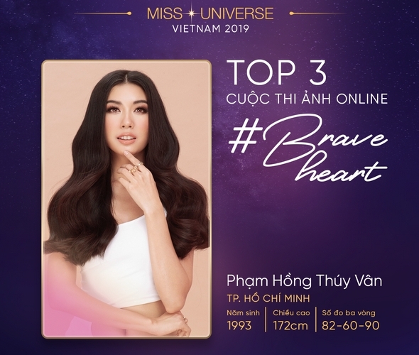 a hau thuy van chien thang cuoc thi anh miss universe online