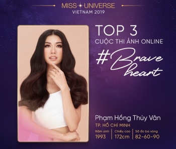 a hau thuy van chien thang cuoc thi anh miss universe online